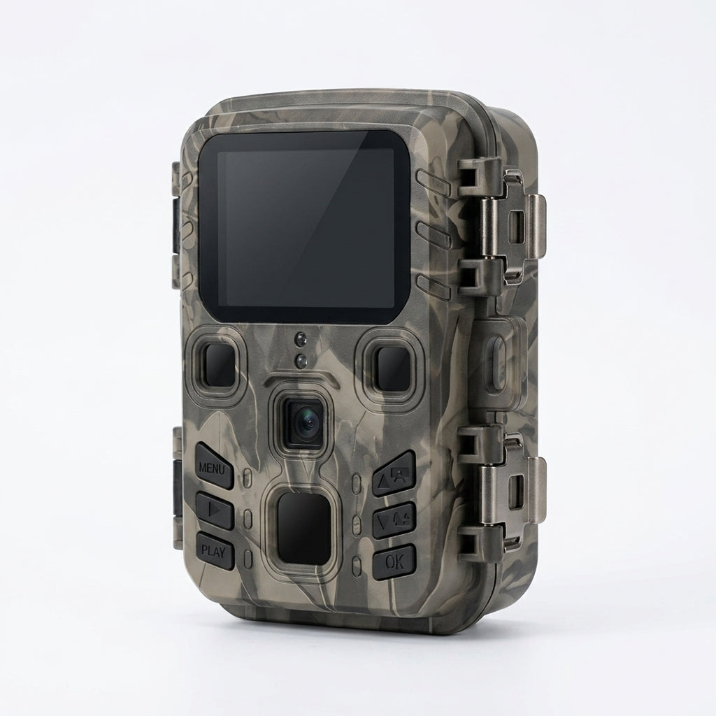 Weitwinkel-Wildkamera 1080p – LCD-Display, 120° und IP66