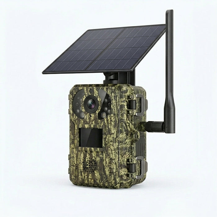 4G-Wildkamera mit Solarpanel – 2K-Video und 20 MP