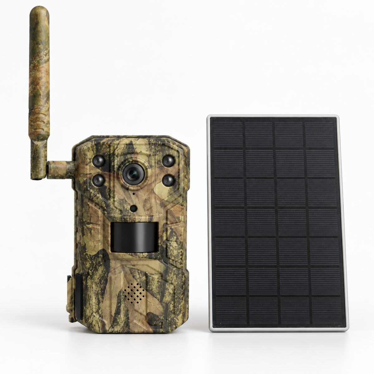 4G-Wildkamera mit separatem Solarpanel – Full HD und 20 MP