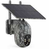 Schwenkbare 4G-Kamera mit Solarpanel – 2,5K, Live-Bild und Zwei-Wege-Audio