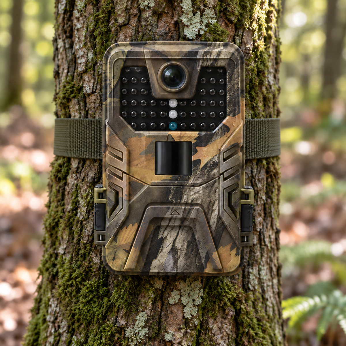 Wildkamera 36 MP Full HD – Farbdisplay, 0,1 s Auslösezeit und Serienbild