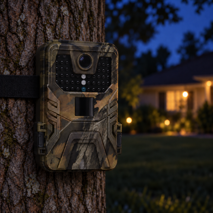 Wildkamera 36 MP Full HD – Farbdisplay, 0,1 s Auslösezeit und Serienbild