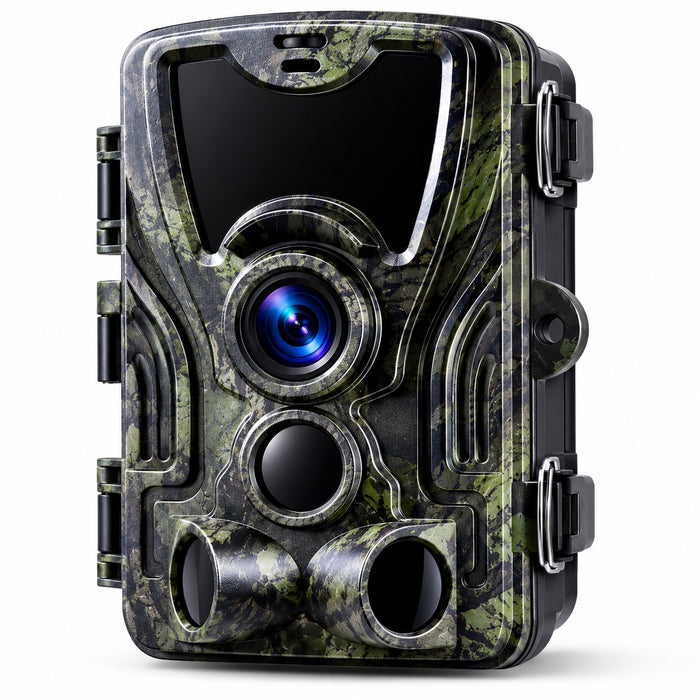 Wildkamera 20 MP mit LCD-Display – Zeitstempel, Temperatur und Mondphase