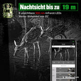 Nachtsicht bis zu 19 Meter