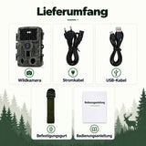 WLAN-Wildkamera 32 MP – Full HD, Bilder aufs Handy ohne Monatsgebühr