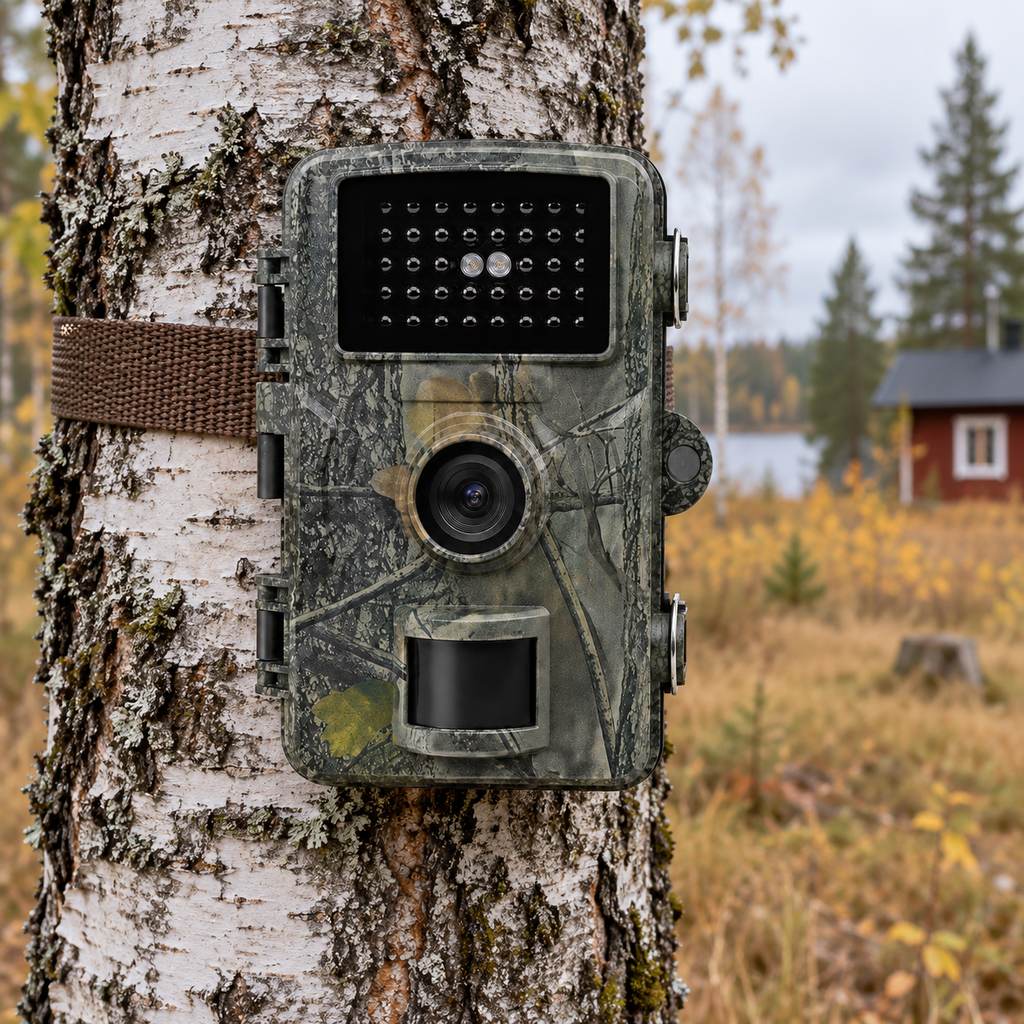 Wildkamera Full HD 1080p – 16 MP, einfache Bedienung ohne App